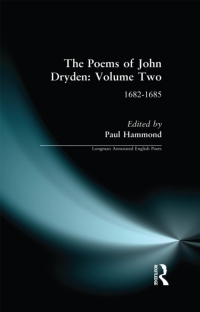 Omslagafbeelding: The Poems of John Dryden: Volume Two 1st edition 9781032478036