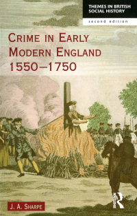 Imagen de portada: Crime in Early Modern England 1550-1750 2nd edition 9781138136809