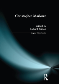 Titelbild: Christopher Marlowe 1st edition 9780582237070