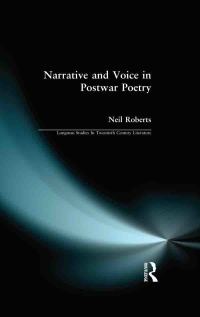 Titelbild: Narrative and Voice in Postwar Poetry 1st edition 9780582233508