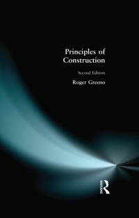 Cover image: Principles of Construction 2nd edition 9780582230866