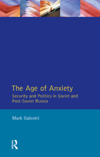Titelbild: Age of Anxiety, The 1st edition 9780582218529