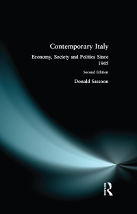 صورة الغلاف: Contemporary Italy 2nd edition 9781138459113