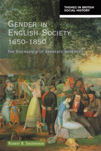 Cover image: Gender in English Society 1650-1850 1st edition 9780582103153