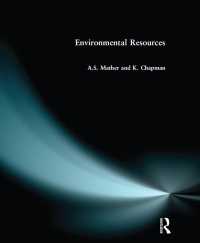 صورة الغلاف: Environmental Resources 1st edition 9781138165281