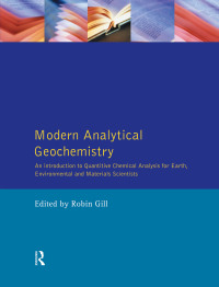 Cover image: Modern Analytical Geochemistry 1st edition 9780582099449