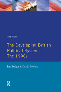 表紙画像: The Developing British Political System 3rd edition 9781138401341