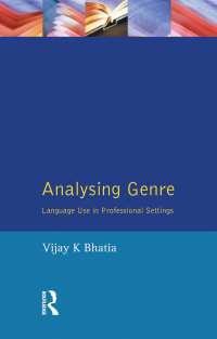 Cover image: Analysing Genre 1st edition 9780582085244