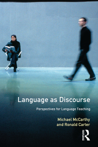 صورة الغلاف: Language as Discourse 1st edition 9780582084247