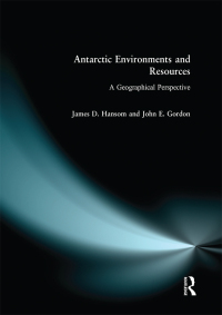 Cover image: Antarctic Environments and Resources 1st edition 9781138180512