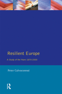 Immagine di copertina: Resilient Europe 1st edition 9780582078543
