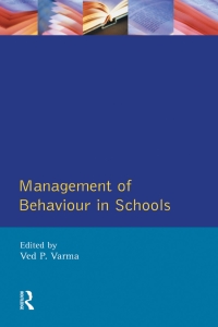 Cover image: Management of Behaviour in Schools 1st edition 9781138422704