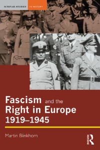 Cover image: Fascism and the Right in Europe 1919-1945 1st edition 9780582070219