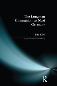 Imagen de portada: The Longman Companion to Nazi Germany 1st edition 9780582063754