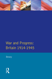 Titelbild: War and Progress 1st edition 9781138154995