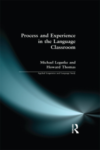 Cover image: Process and Experience in the Language Classroom 1st edition 9781138165205