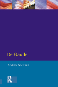 Cover image: De Gaulle 1st edition 9781138837379
