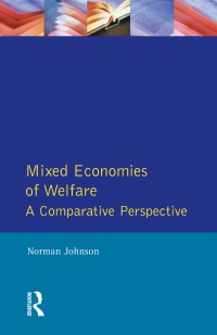 صورة الغلاف: Mixed Economies Welfare 1st edition 9781138467217