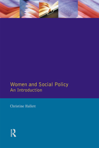 表紙画像: Women And Social Policy 1st edition 9780133538892