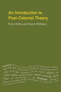 Omslagafbeelding: An Introduction To Post-Colonial Theory 1st edition 9781138694897