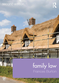 Cover image: Family Law 2nd edition 9780415733588