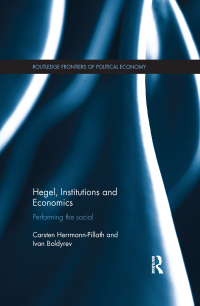 Imagen de portada: Hegel, Institutions and Economics 1st edition 9780415834032
