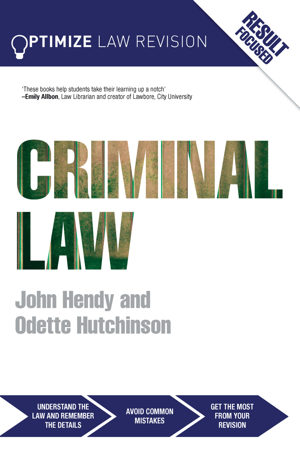 Optimize Criminal Law 1st Edition