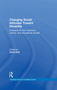 Cover image: Changing Social Attitudes Toward Disability 1st edition 9781138216051