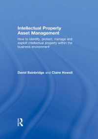 Imagen de portada: Intellectual Property Asset Management 1st edition 9780415527927