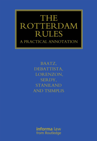 Cover image: The Rotterdam Rules 1st edition 9781843118244