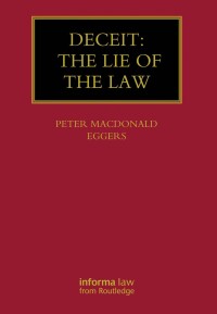 Imagen de portada: Deceit: The Lie of the Law 1st edition 9781843117957
