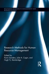 Omslagafbeelding: Research Methods for Human Resource Management 1st edition 9780415727433