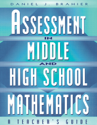 Cover image: Assessment in Middle and High School Mathematics 1st edition 9781930556201