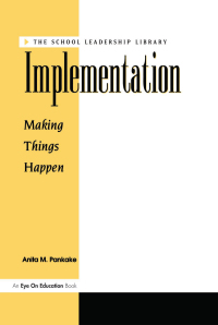Imagen de portada: Implementation 1st edition 9781138472785
