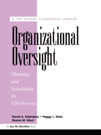 Immagine di copertina: Organizational Oversight 1st edition 9781883001261
