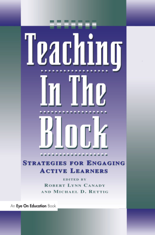 Cover image: Teaching in the Block 1st edition 9781883001230