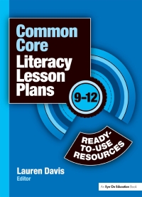 Imagen de portada: Common Core Literacy Lesson Plans 1st edition 9781138153301