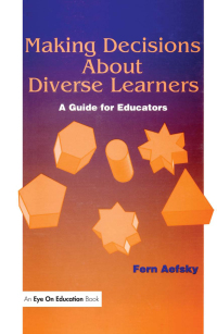 Imagen de portada: Making Decisions About Diverse Learners 1st edition 9781883001940