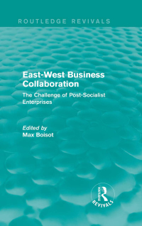 Cover image: East-West Business Collaboration (Routledge Revivals) 1st edition 9780415722797