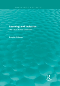 Cover image: Learning and Inclusion (Routledge Revivals) 1st edition 9780415722544