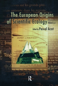 Titelbild: The European Origins of Scientific Ecology (1800-1901) 1st edition 9789056991036