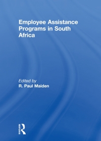 Imagen de portada: Employee Assistance Programs in South Africa 1st edition 9781560243021