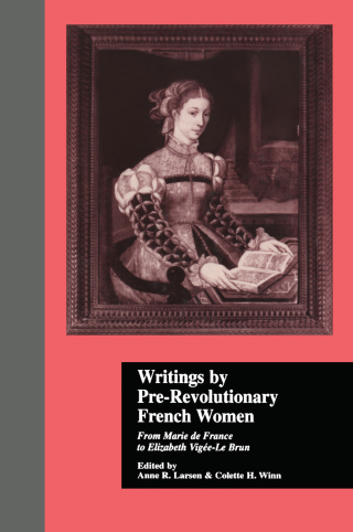 Immagine di copertina: Writings by Pre-Revolutionary French Women 1st edition 9780815331902