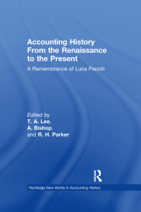 Titelbild: Accounting History from the Renaissance to the Present 1st edition 9780815322719