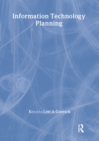 Omslagafbeelding: Information Technology Planning 1st edition 9780789006691