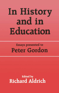 Imagen de portada: In History and in Education 1st edition 9781138866454