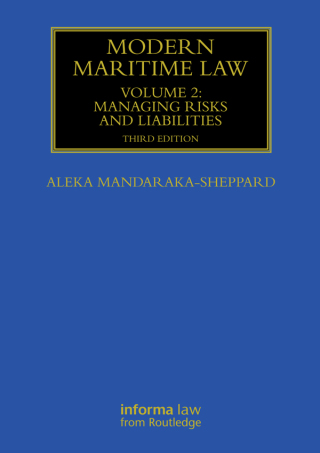 Cover image: Modern Maritime Law (Volume 2) 3rd edition 9780415839068