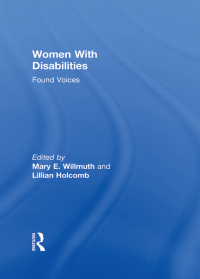 Titelbild: Women With Disabilities 1st edition 9781560244776