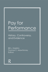 Cover image: Pay for Performance 1st edition 9781560242543