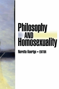 Omslagafbeelding: Philosophy And Homosexuality 1st edition 9780918393128